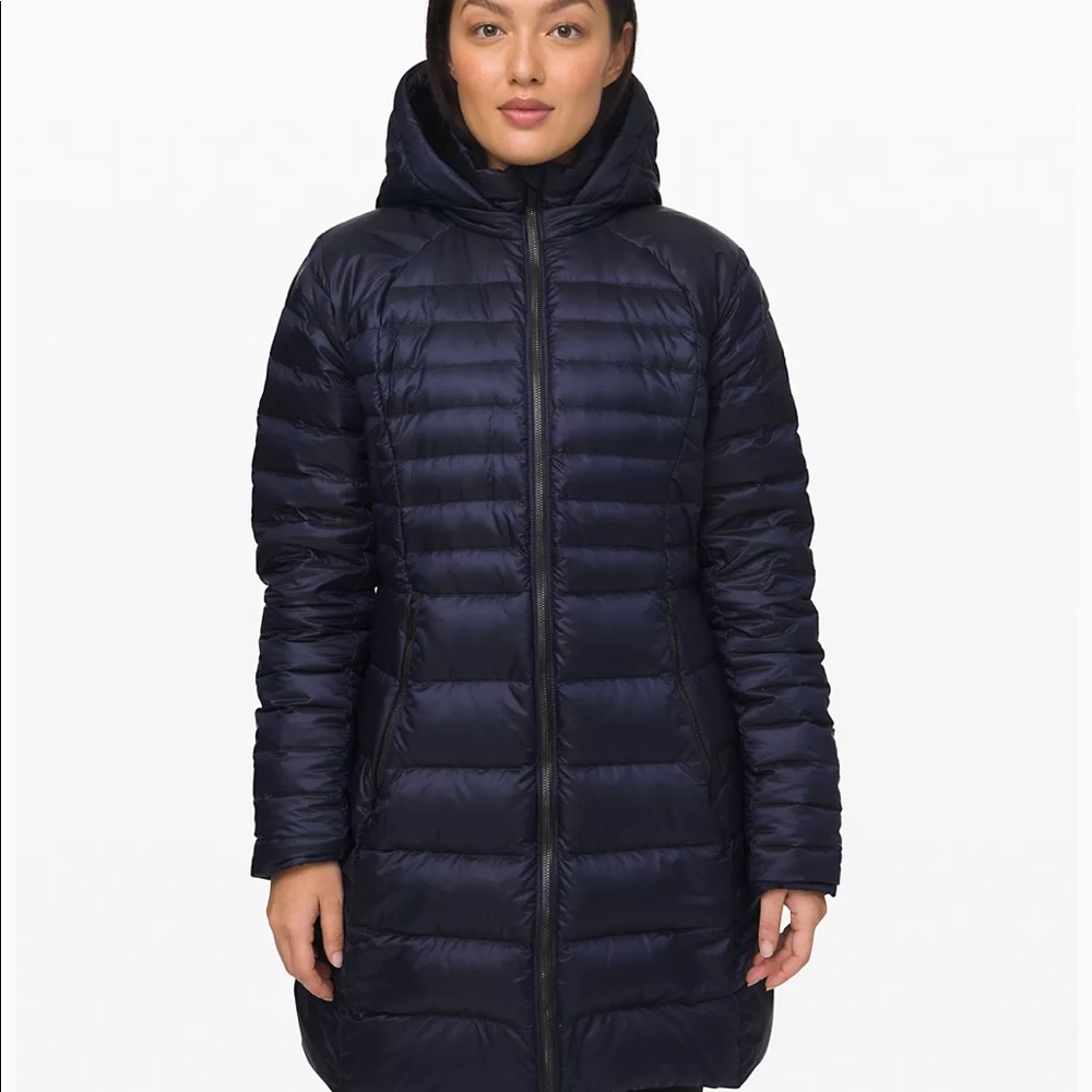 NWT Lululemon Brave the Cold Jacket Black Night 10